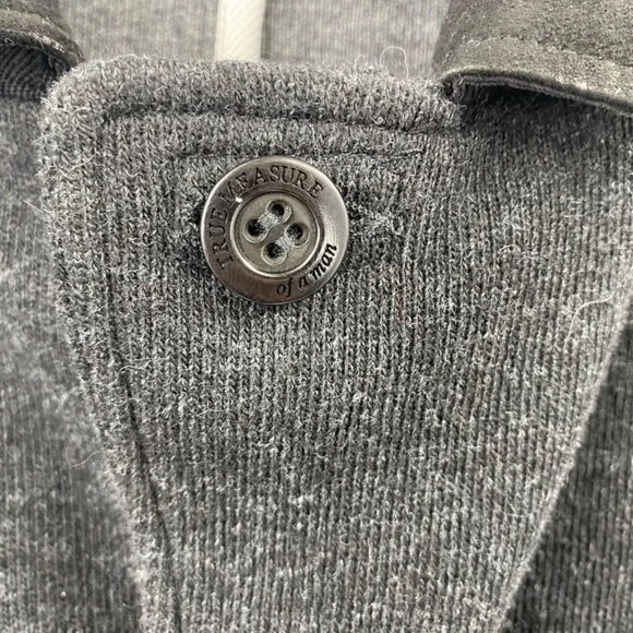 True Measure Men's Wool Blend Jacket Gray Size Large - Picture 5 of 8